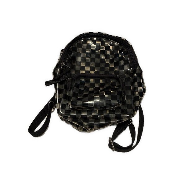 Vans Black Clear Mini Backpack Bag - Picture 1 of 4